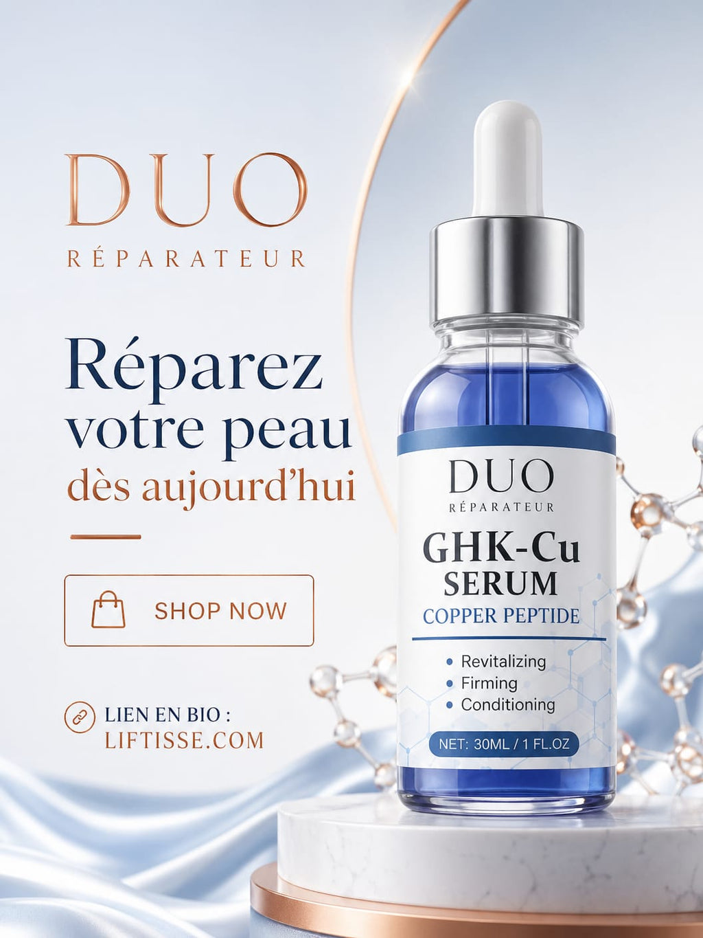 DUO REPARATEUR AU PEPTIDE DE CUIVRE