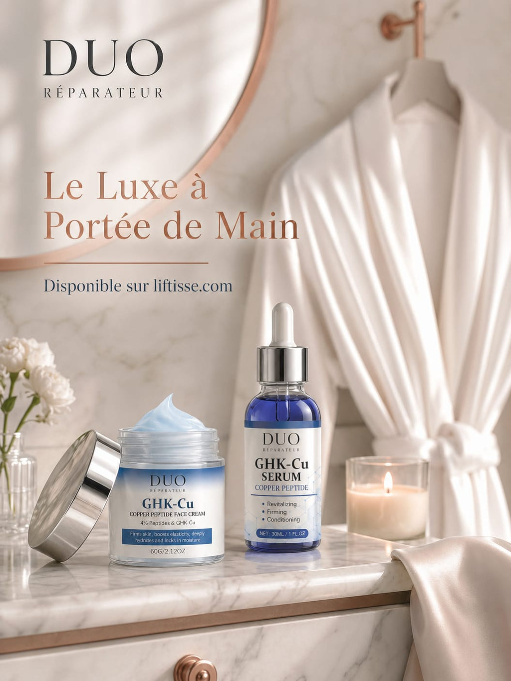 DUO REPARATEUR AU PEPTIDE DE CUIVRE