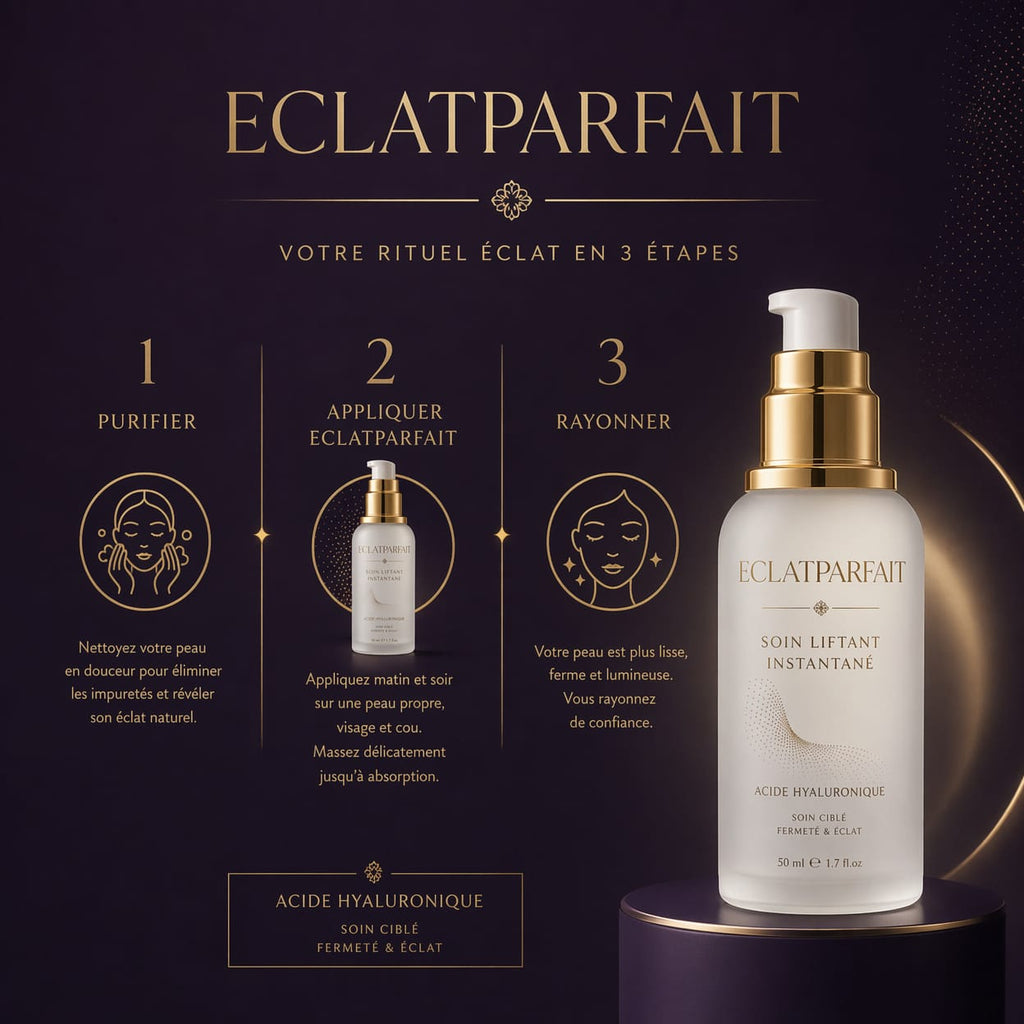 ECLATPARFAIT - Crème Liftante Instantanée à l'Acide Hyaluronique