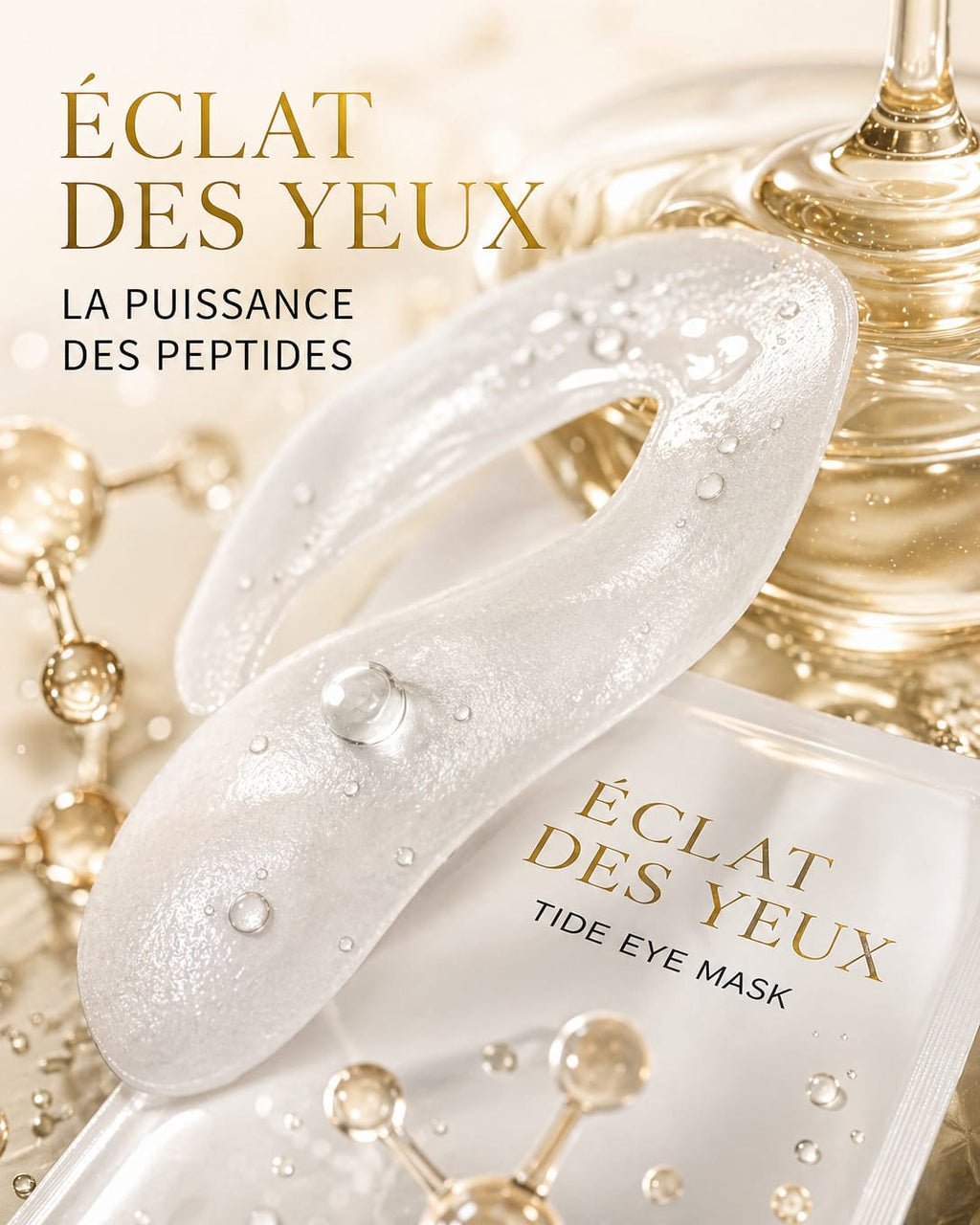 ÉCLAT DES YEUX - Masques Yeux Anti-Rides & Éclaircissants