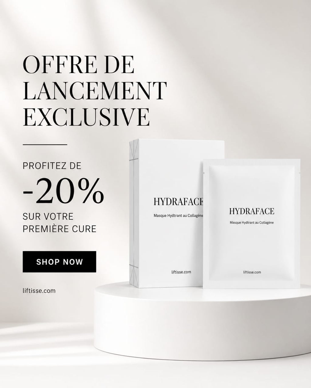 HYDRAFACE - Masque Hydratant au Collagène