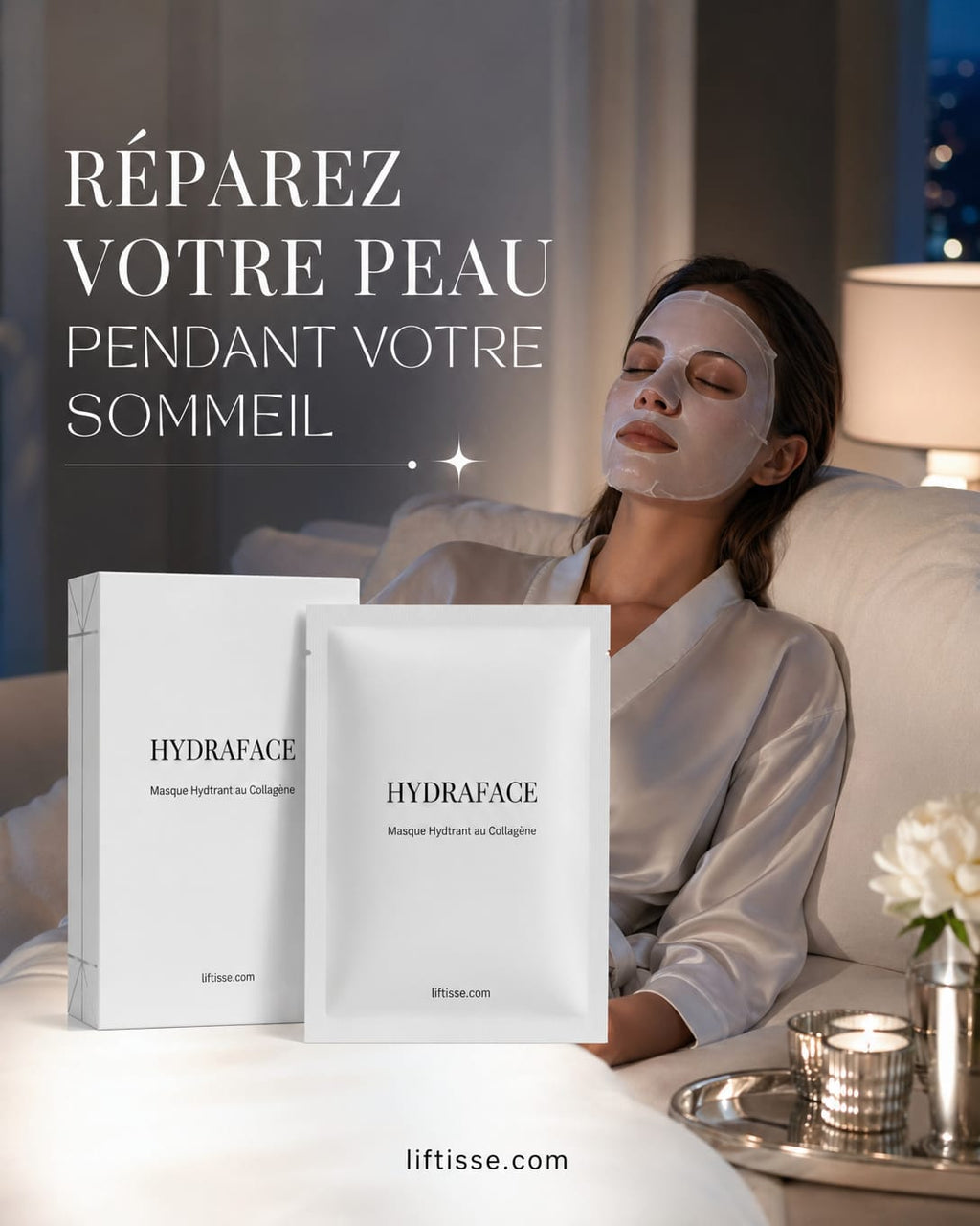 HYDRAFACE - Masque Hydratant au Collagène