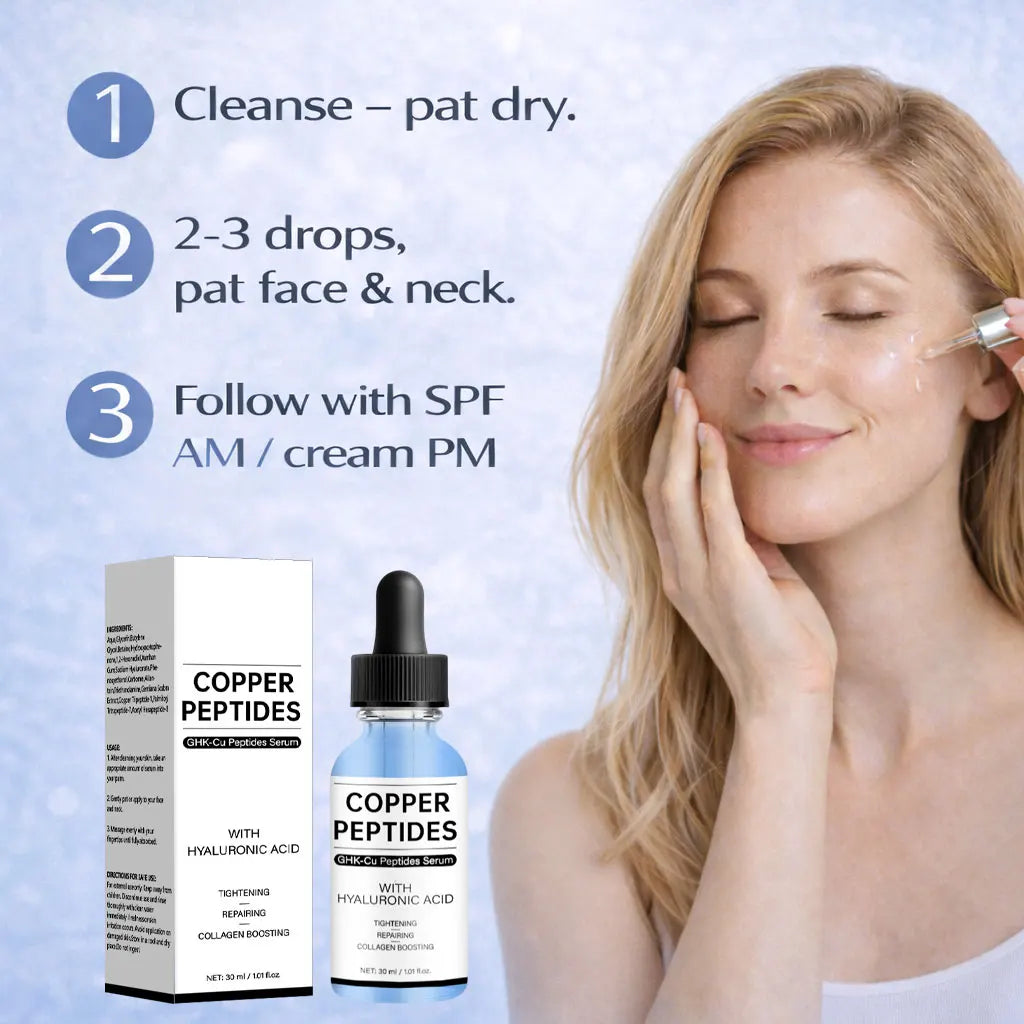 DERMACONTROL - Sérum Peptides de Cuivre & Acide Hyaluronique