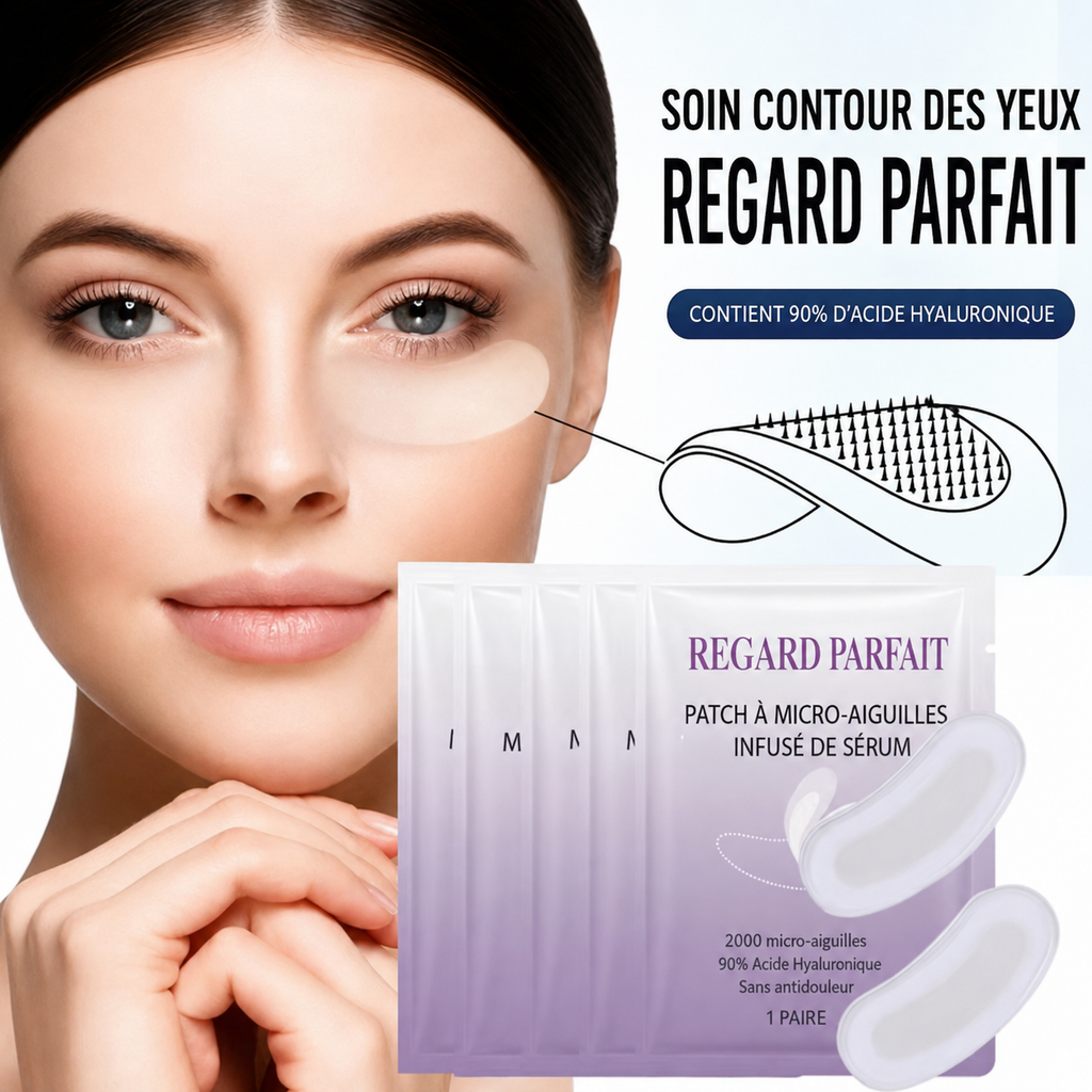 REGARD PARFAIT - Patchs Yeux Micro-Aiguilles Acide Hyaluronique