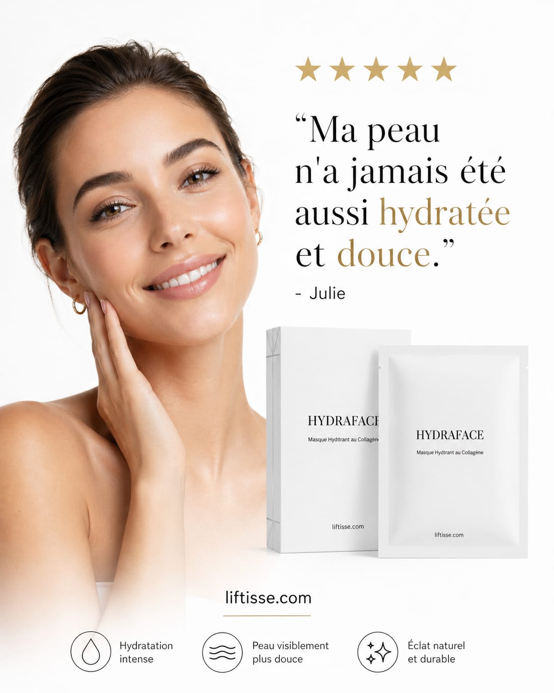 HYDRAFACE - Masque Hydratant au Collagène